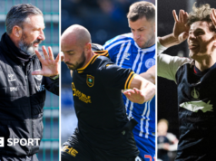 Premiership escocesa: Kilmarnock v Livingston, em McInnes e Stuart Fowkes