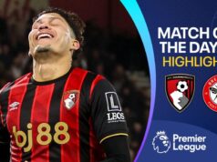 O Bournemouth empatou sem gols com o Brentford.