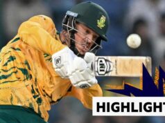 A África do Sul venceu o Zimbabué e conquistou o primeiro lugar no Super Eight.