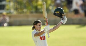 Alice Perry e Annabelle Sutherland quebram recordes enquanto a Austrália assume o comando do teste diurno e noturno contra a Índia