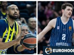 Classificação da EuroLeague: Fenerbahçe Beko imparável, Anadolu Efes perde novamente