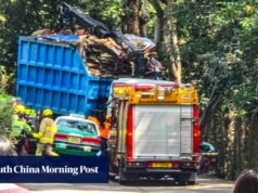 Motorista de caminhão de Hong Kong é preso após taxista e passageiro morrerem em acidente