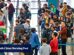 Pelo menos 27 voos para o Médio Oriente foram afectados, deixando passageiros retidos no aeroporto de Hong Kong.