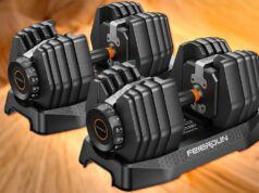 Obtenha um par de halteres ajustáveis FED Fitness de 52,5 lb pela metade do preço do Bowflex SelectTech