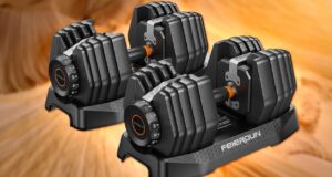 Obtenha um par de halteres ajustáveis FED Fitness de 52,5 lb pela metade do preço do Bowflex SelectTech