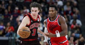 Gaddy então se levantou, mas o ataque de Bull foi interrompido pelos clippers