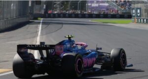 Franco Colapinto durante o último treino livre do GP da Austrália