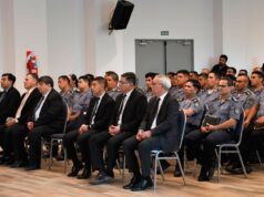 A sede da polícia sediou a conferência sobre inteligência artificial e crime