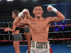 O japonês Katsuma Akitsugi lutou no retorno para casa da Pro Box-Technion Union