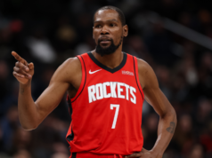 Kevin Durant, do Rockets, é um grande fã da NBA: ‘Graças a Deus pelo segundo pilar’
