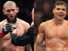Paulo Costa quer derrotar Khamzat Chamayo em duas categorias de peso.