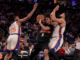 Os Knicks encerraram sua seqüência de 11 vitórias consecutivas contra os Spurs com uma nova força defensiva