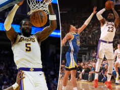 Lakers derrotou Warriors para encerrar uma seqüência de três derrotas consecutivas