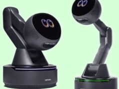 Um braço robótico com olhos de cachorrinho é um dos conceitos de IA para desktop da Lenovo