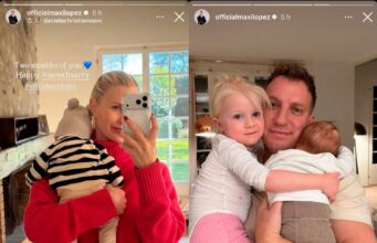 Maxi Lopez impressionou a todos com uma mensagem sensível para seu filho Lando e uma foto de família
