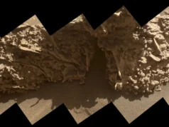 O rover Curiosity da NASA explora as incríveis cristas de teias de aranha em Marte