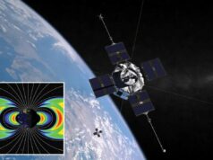 A sonda Van Allen A da NASA, de 1.300 libras, retorna à Terra após 14 anos no espaço