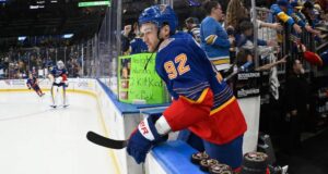 Jonathan Drouin, atualmente no Blues, diz que gostou do tempo que passou com os Islanders