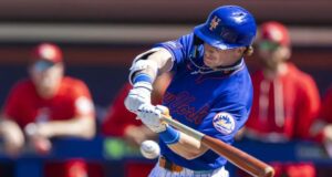 O principal prospecto do Mets, Carson Benge, canta seu primeiro cinturão da primavera