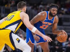 Mitchell Robinson, dos Knicks, teve uma noite de recuperação na carreira