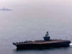 O porta-aviões americano Abraham Lincoln foi atacado pelo míssil IRGC.