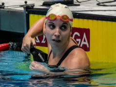 Regan Smith dispara o Stellar 400 IM na parada da Pro Series em Westmont