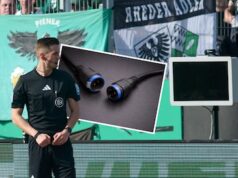 Então a tela desligou. Os torcedores destroem o VAR de uma forma muito especial.