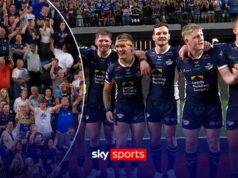 ‘Isso é tão especial’ | Rhino comemora com fãs após vitória esmagadora em Las Vegas