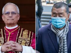 O Papa não comentou a pena de 20 anos de prisão do ativista pró-democracia Jimmy Lai