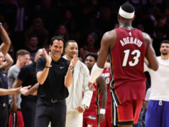 Erik Spoelstra, do Heat, respondeu aos críticos da noite de 83 pontos de Bam Adebayo