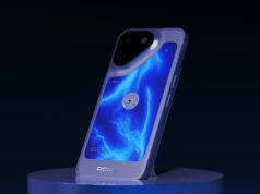 O mais recente conceito de telefone da Tecno é iluminado por néon