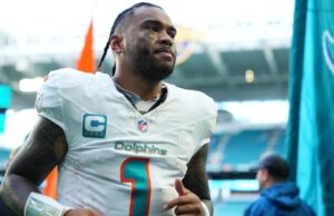 Devem Tua Tagovailoa ou Michael Penix Jr. começar pelos Falcons? Modelo comprovado diz que Atlanta é melhor com Tua