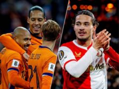 A seleção holandesa treina com Anis, Hadj, Moussa e Ramiz Cerrughi para a final da Copa do Mundo.