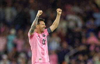 Marcou dois golaços, chegou aos 70 em cobrança de falta e o Inter Miami se recuperou do clássico da Flórida