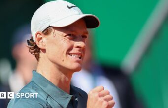 Janic Sinner nos quartos do Masters de Monte Carlo após quebrar recorde