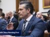 Hegseth defendeu o orçamento recorde do Pentágono, estimando o custo da guerra no Irão em 25 mil milhões de dólares.