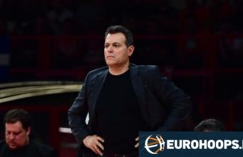 Dimitris Itoudis foi expulso no jogo 1 contra o Real Madrid.