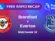 Correção rápida | MW32: Brentford x Everton