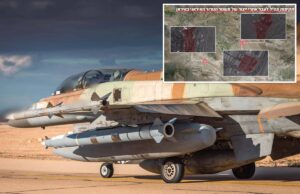 A IAF atingiu 400 alvos do regime no Irã, lançando 650 munições em 2 dias