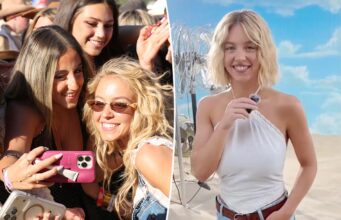 Sydney Sweeney aparece no Stagecoach, encantando fãs e lançando roupas íntimas