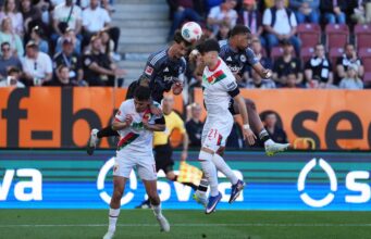 Augsburg garantiu a sobrevivência na Bundesliga após empate contra o Eintracht Frankfurt