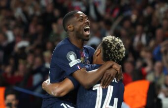 Ousmane Dembélé foi eleito o melhor jogador do torneio pela UEFA após a vitória do PSG por 5-4 sobre o Bayern