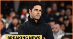 O meio-campista do Arsenal Mikel Merino está de volta aos treinos após uma lesão
