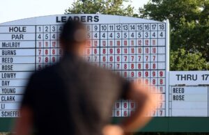 O campo do Masters é baixo, estabelecendo um recorde de pontuação média na terceira rodada