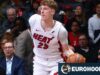 Kasparus Yakusionis confirmado para estrear na seleção principal da Lituânia com a aprovação do Miami Heat.