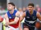 Quinta rodada da AFL 2026, pontuações, resultados, probabilidades, estatísticas e horário de início em Barossa Park, Lyndoch, no sul da Austrália