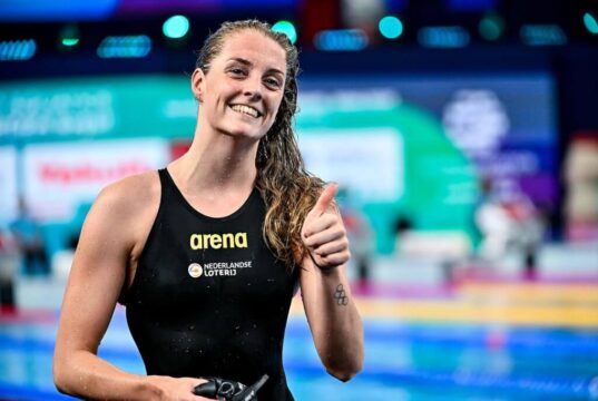 Marrit Steenbergen assusta recorde mundial nos 100 metros livres