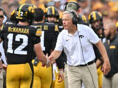 NCAA apresenta relatório sobre violações de adulteração em Iowa.