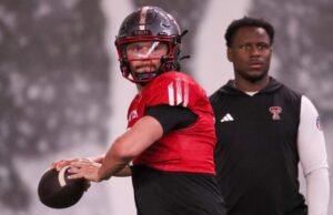 Relatório: Texas Tech QB Brandon Sorsby faz mais de 10.000 apostas até 2022