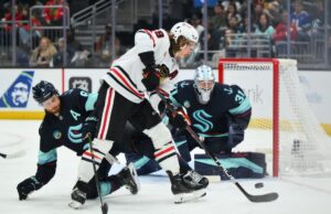 Blackhawks danificam spoilers de Kraken